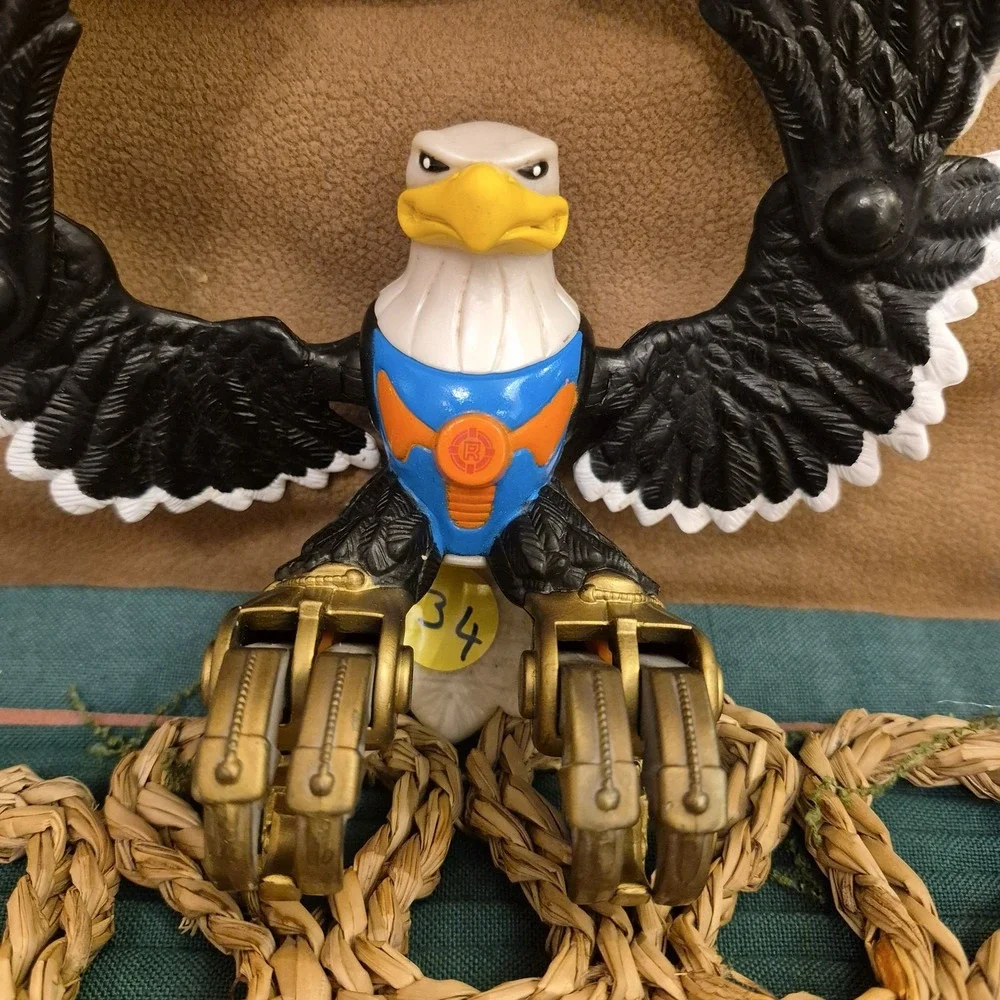 ✅Fisher-Price Rescue Heroes Swoops The Eagle Action Figure 2001#️⃣34